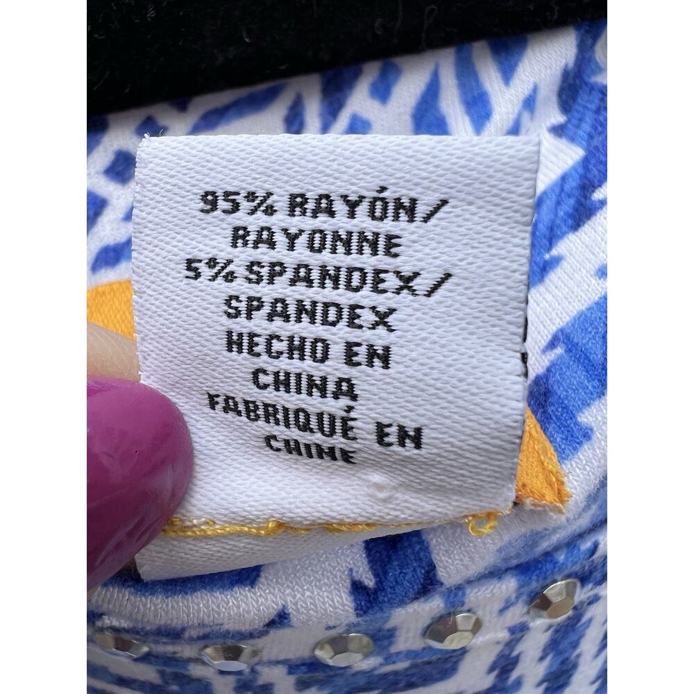 Ruby Rd. Blue/White Pullover Tunic - Size 3x - image 4